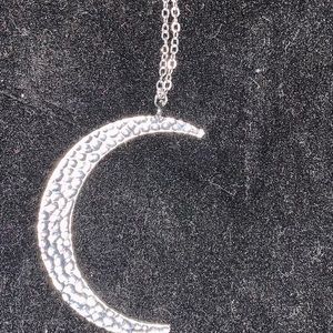 Silver Moon Necklace